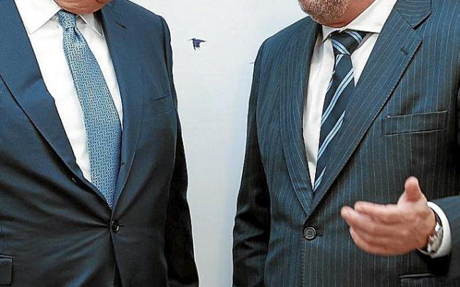 El presidente y el consejero delegado de Tubacex. Foto: Efe El presidente y el consejero delegado de Tubacex. Foto: Efe