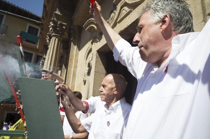 El pamplonés Jesús Ilundáin, El Tuli, fue elegido en 2016 por votación popular para lanzar el Chupinazo.