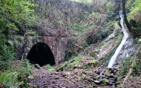 Boca sur del túnel de Herreros en Sopuerta. Boca sur del túnel de Herreros en Sopuerta.
