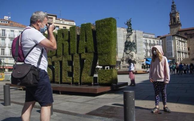 Turistas en Vitoria Turistas en Vitoria