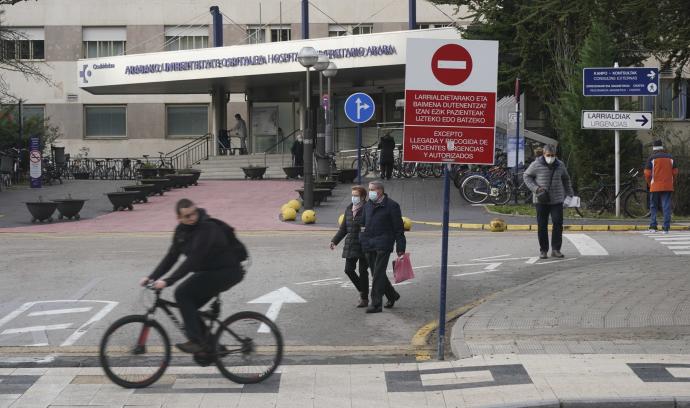 El HUA-Txagorritxu ha sido el centro de referencia contra el covid-19 durante toda la pandemia.