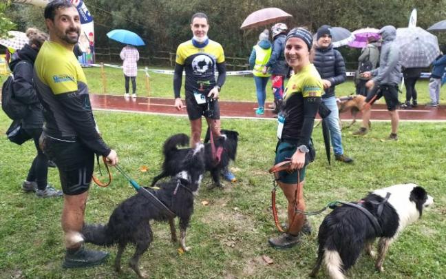 Desde la guipuzcoana localidad de Tolosa acudieron a participar en la prueba de Muskiz miembros del Club Collie Cross.