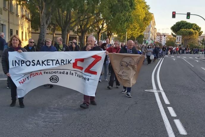 Imagen de una de las últimas movilizaciones del barrio contra la zona azul.