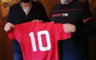 Clemente Iriarte, junto con Txema García.