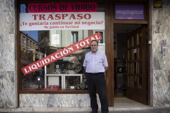 La tienda taller de Agustín Aguirre.