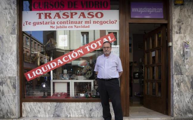 La tienda taller de Agustín Aguirre.