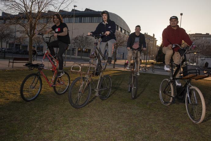 David Reloba, David Vallejo, Juan Sebastián Aragón, Álex Agreda y Xabier Apestegi.