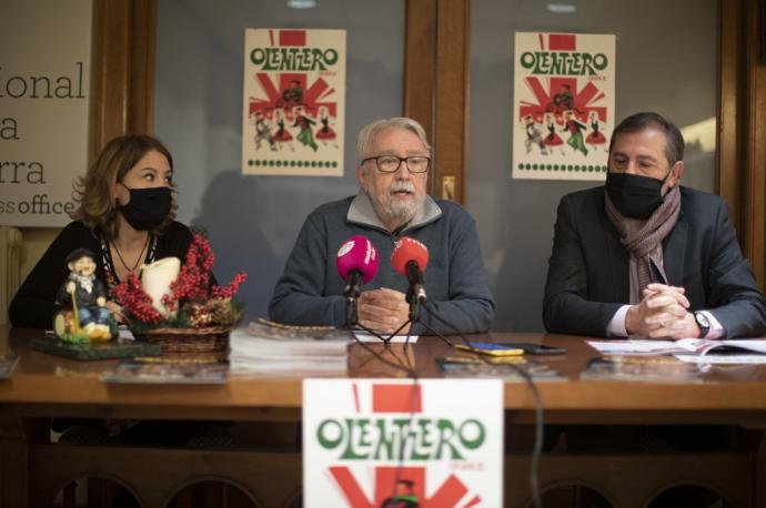 Rueda de prensa de la Asociación Amigos de Olentzero