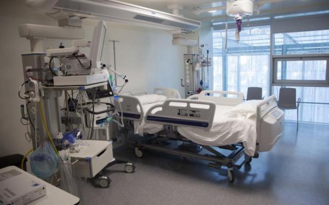 Cama de la nueva UCI del HUA-Txagorritxu.