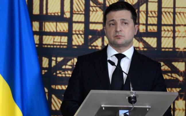 El presidente de Ucrania, Volodimir Zelenski.