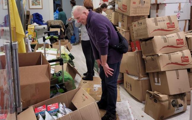 La asociación Ucrania-Euskadi coordina el envío de bienes de primera necesidad a Ucrania