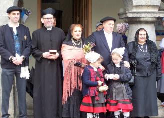 Edición pasada de la Euskal Ezkontza celebrada en la villa de Ugao-Miraballes.