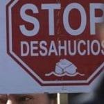 Lema empleado contra los desahucios.