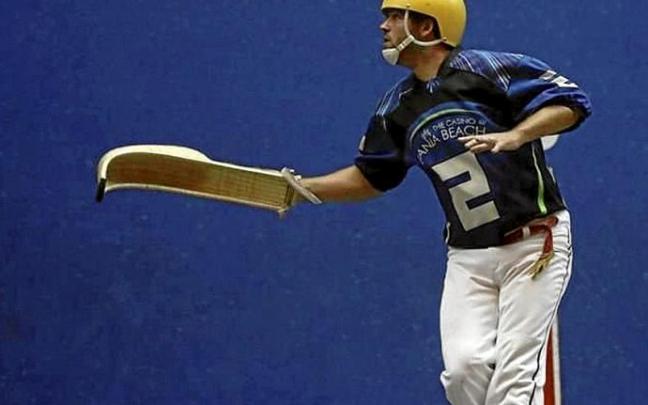 David Iturbide, durante un partido. Foto: Dania Beach Jai Alai