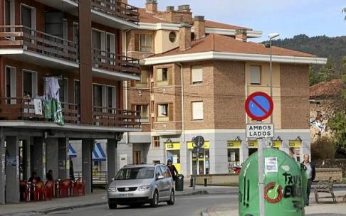 Vista de viviendas en Usansolo. Foto: Oskar M. Bernal