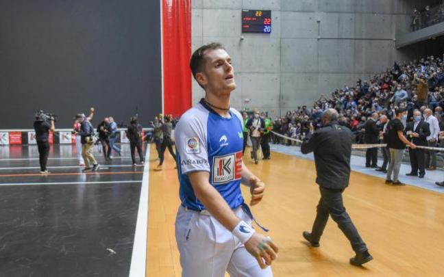 Unai Laso tras perder ante Jokin Altuna.