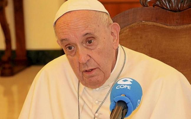 El papa Francisco, en su entrevista radiofónica. Foto: E.P. El papa Francisco, en su entrevista radiofónica. Foto: E.P.