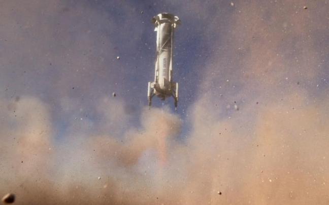 Uno de los viajes del New Shepard.