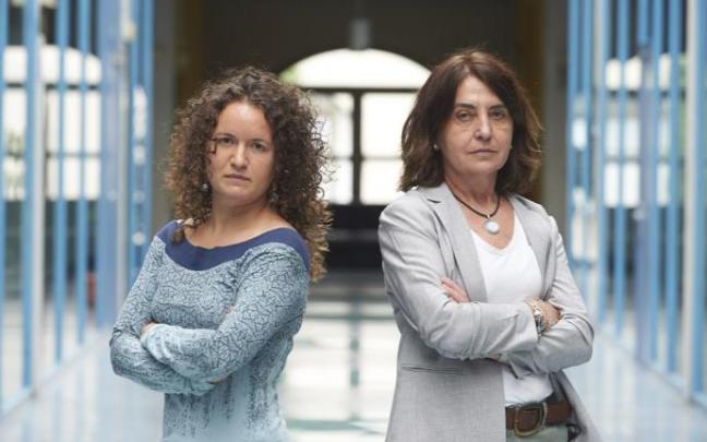 Las investigadoras Lohitzune Zuloaga Lojo y Carmen Innerarity Grau, en la Universidad Pública de Navarra. Las investigadoras Lohitzune Zuloaga Lojo y Carmen Innerarity Grau, en la Universidad Pública de Navarra.