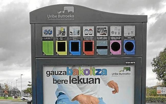 Minipuntos de recogida para pilas, CD/DVD, cintas, etc. Foto: M.U.