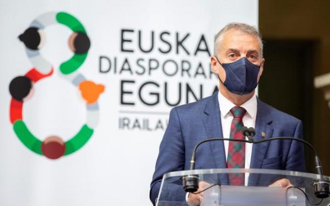 El lehendakari ha participado en el acto institucional de celebración del Día de la Diáspora Vasca El lehendakari ha participado en el acto institucional de celebración del Día de la Diáspora Vasca