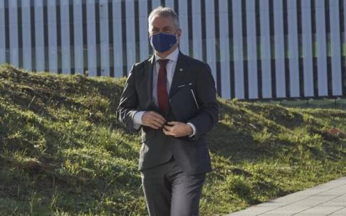 Urkullu, este miércoles en el Parque Científico de la UPV/EHU en Leioa.