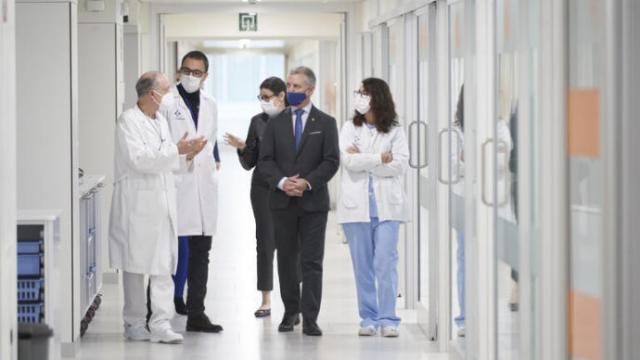 Urkullu ha lanzado este mensaje durante una visita al edificio de Servicios Generales del Hospital Universitario Araba.
