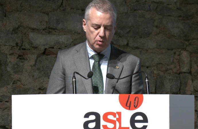 Urkullu ha participado en la celebración de la asamblea general de ASLE.