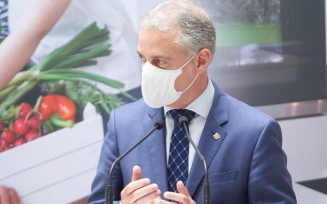 Urkullu, durante su visita este jueves a la cooperativa Eika.