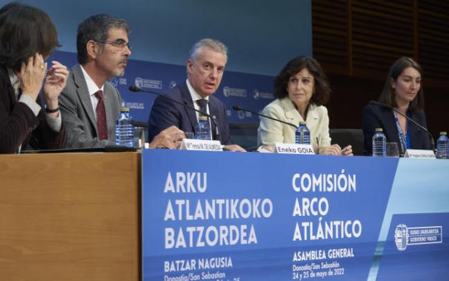 El lehendakari, Iñigo Urkullu, en la Asamblea del arco atlántico