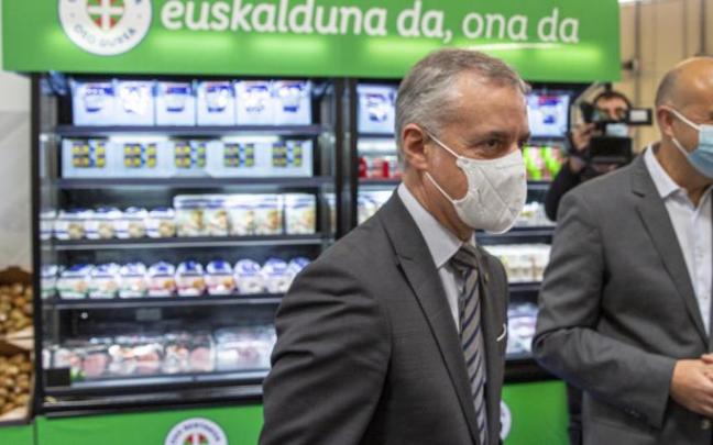 El lehendakari, Iñigo Urkullu, ayer miércoles en Nanclares de Oca.