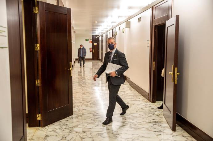 Iñigo Urkullu, en el Parlamento Vasco.