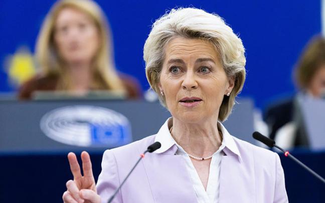 La presidenta de la Comisión Europea, Ursula von der Leyen.