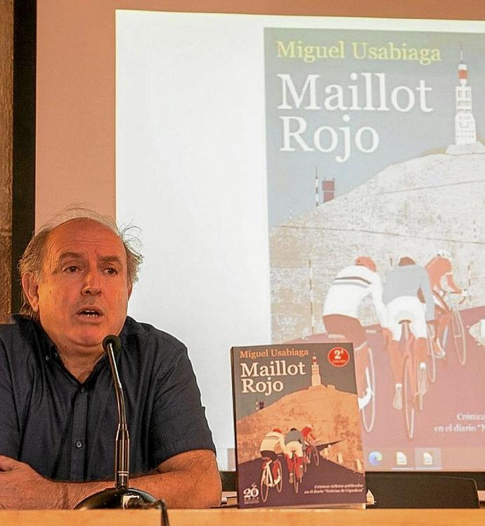 Miguel Usabiaga presenta 'Maillot rojo'