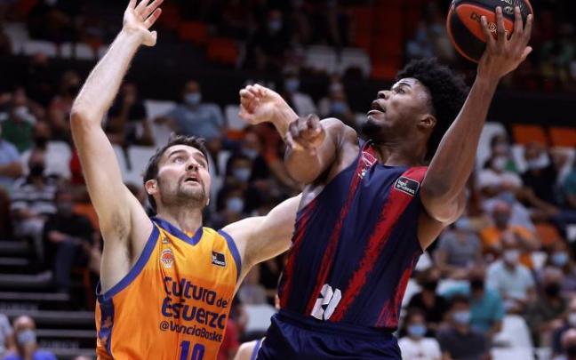 Partido entre Valencia y Baskonia Partido entre Valencia y Baskonia