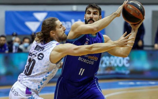 Valentin Bigote, en el encuentro de ayer.