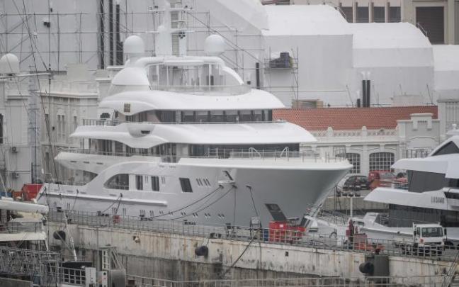 El superyate 'Valerie', vinculado al oligarca ruso Sergei Chemezov