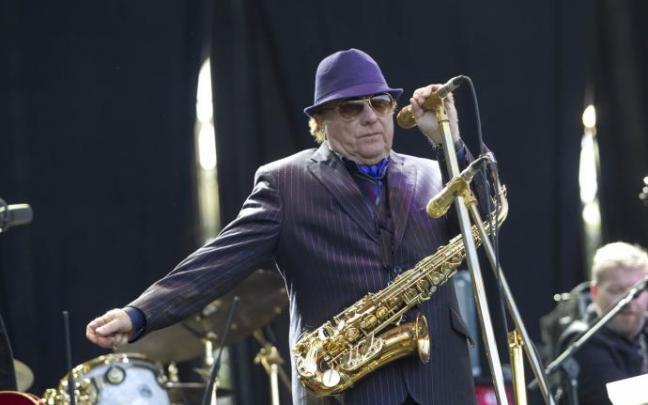 Van Morrison en concierto. Van Morrison en concierto.