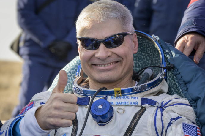 El astronauta Mark Vande Hei.