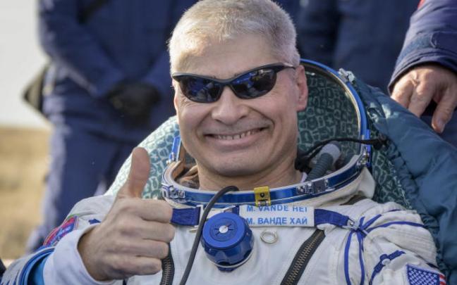 El astronauta Mark Vande Hei. El astronauta Mark Vande Hei.