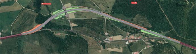 Proyecto de la variante de Arraitz, en la carretera N-121-A.