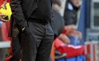 Carlo Ancelotti, en El Sadar.