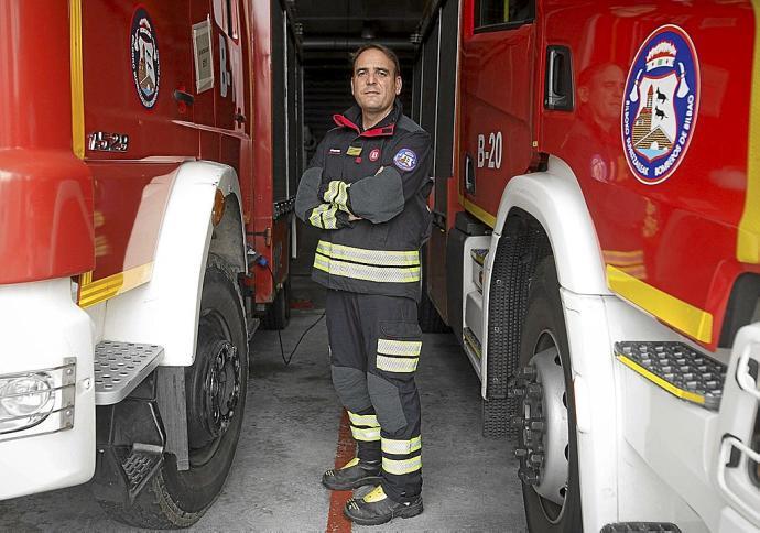 "Es la experiencia más potente que he vivido en mi carrera", reconoce el experimentado bombero Ignacio Garcia Urquizo