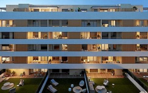 Imagen de la fachada de la nueva promoción de viviendas. Foto: cedida