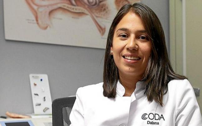 Daiana Martínez, audióloga. Daiana Martínez, audióloga.