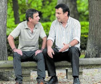 >Fernando de Luis Astarloa e Iñaki García Arrizabalaga rememoraron en 2014 el primer encuentro restaurativo de 2011