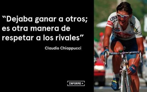 Claudio Chiapucci, en 'Víctimas de Indurain'.