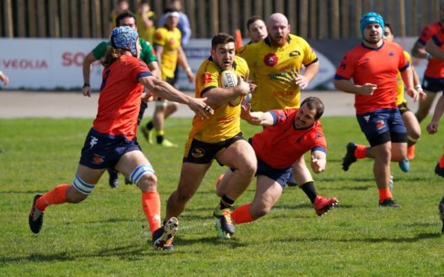 El Getxo Rugby supo reaccionar a tiempo para ganar al Hospitalet (38-29) en Fadura.