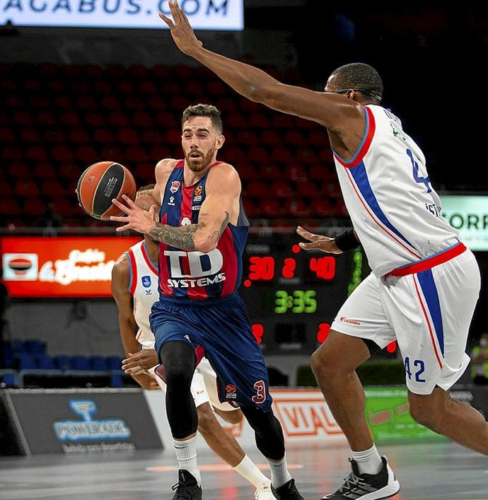 Luca Vildoza se muestra convencido de las opciones del Baskonia de superar al Valencia. Foto: Euroliga