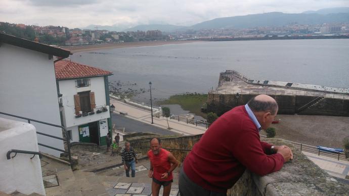 Vista del Puerto Viejo de Algorta